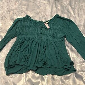 Emerald Green Women's Top